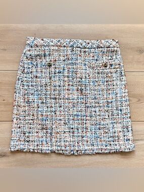 Ann Taylor Tweed Skirt Size 8